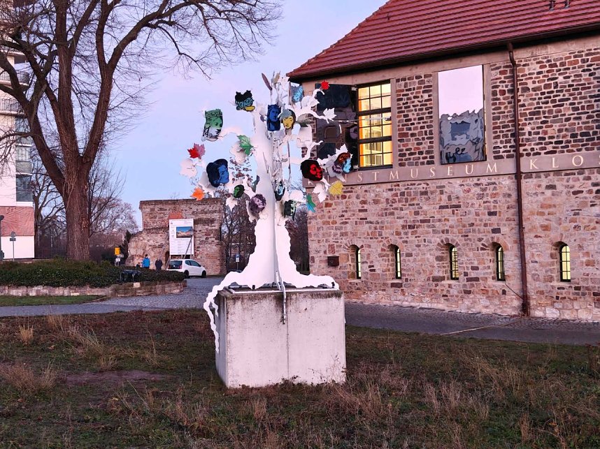 Peter Blei unterwegs in Magdeburg