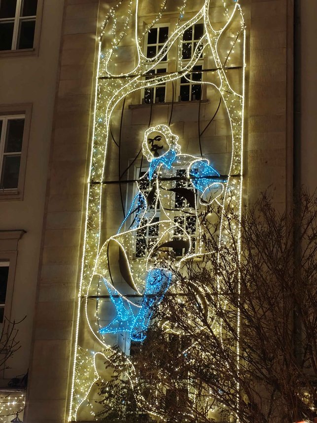 Peter Blei unterwegs in Magdeburg