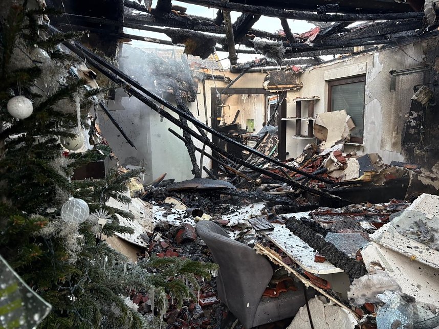 Haus in Sondershausen durch Brand zerst&ouml;rt