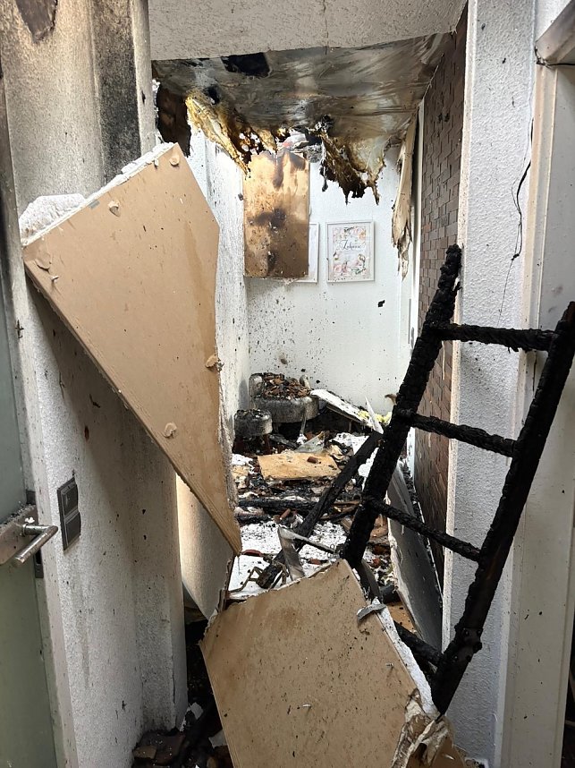 Haus in Sondershausen durch Brand zerst&ouml;rt