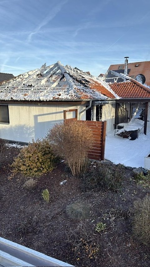 Haus in Sondershausen durch Brand zerst&ouml;rt