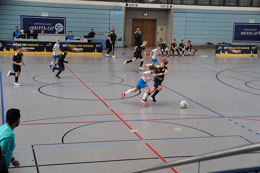 Wacker-Cup der E-Junioren in der Wiedigsburgshalle.