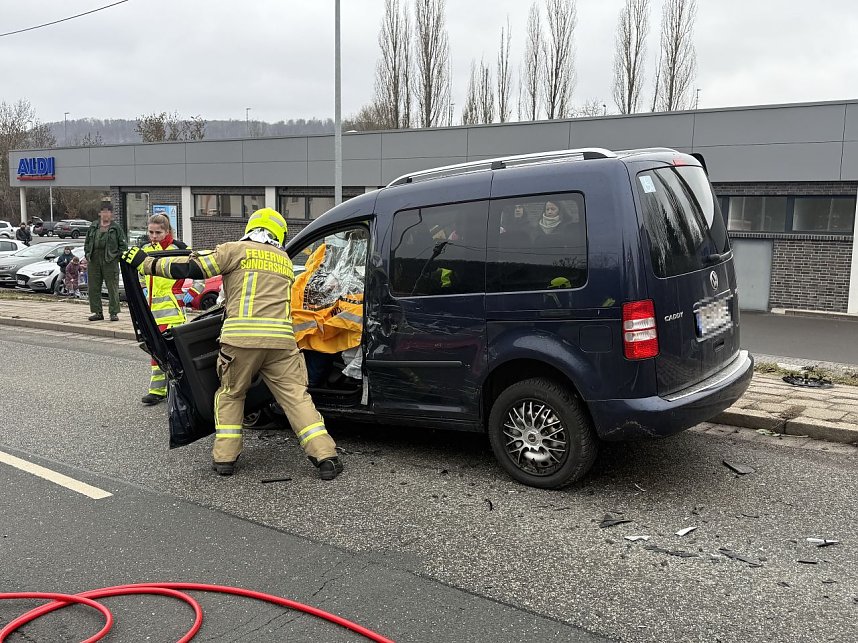 Unfall in Sondershausen. 