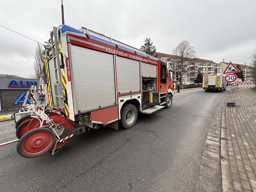 Unfall in Sondershausen. 