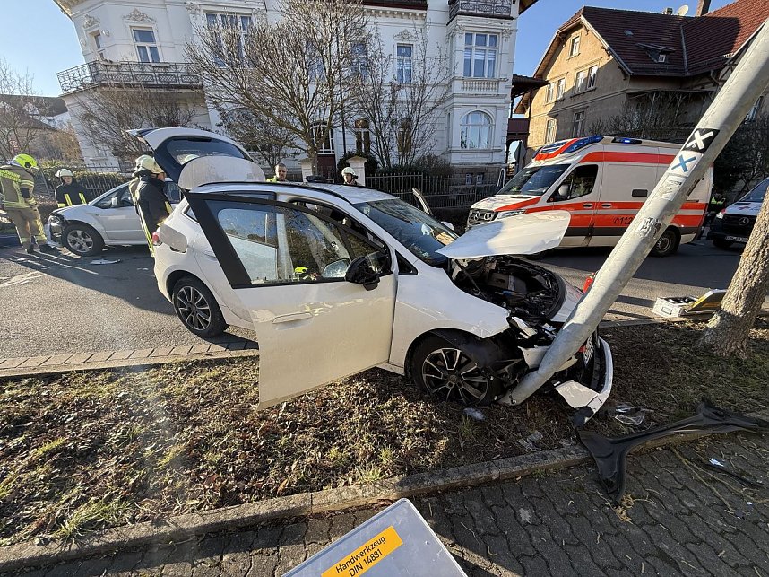 Zu einem folgenschweren Unfall kam es am Mittwoch in Sondershausen.