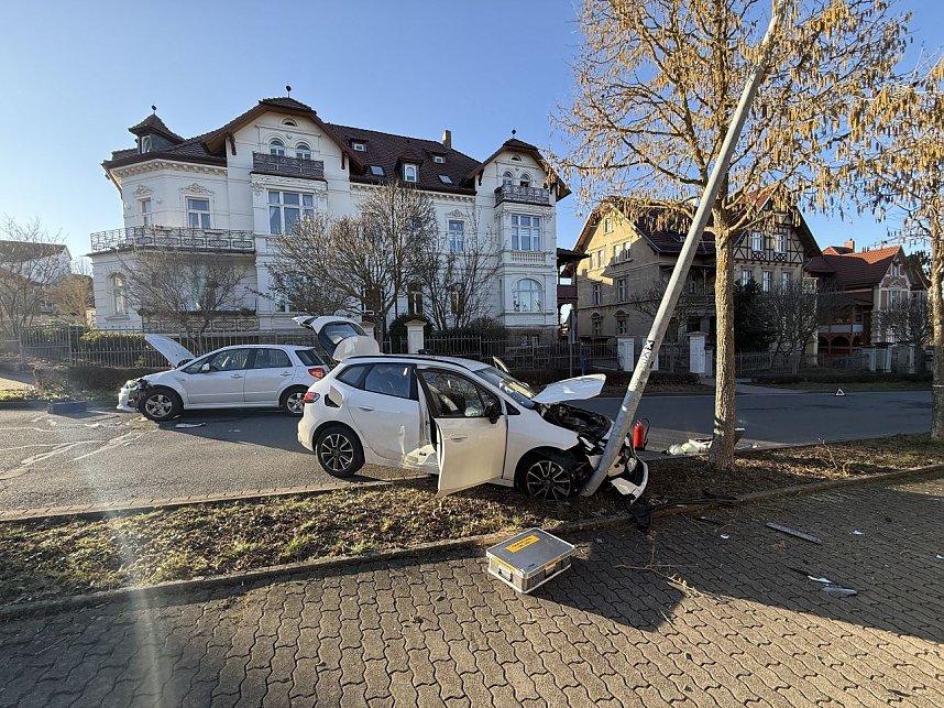 Zu einem folgenschweren Unfall kam es am Mittwoch in Sondershausen.