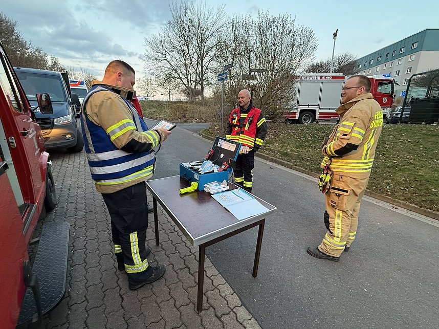 Gefahrgut-Einsatz in Sondershausen