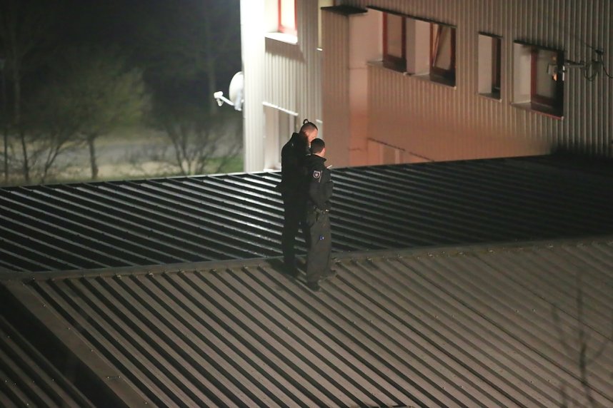 Spurensicherung in der Schachtstra&szlig;e