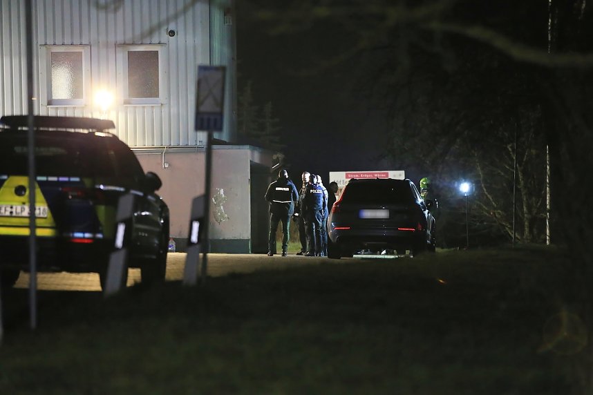 Spurensicherung in der Schachtstra&szlig;e