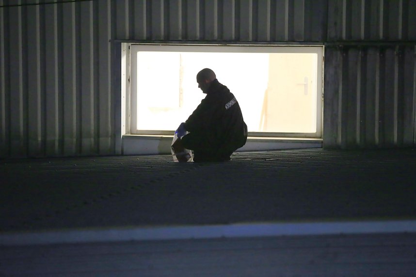 Spurensicherung in der Schachtstra&szlig;e