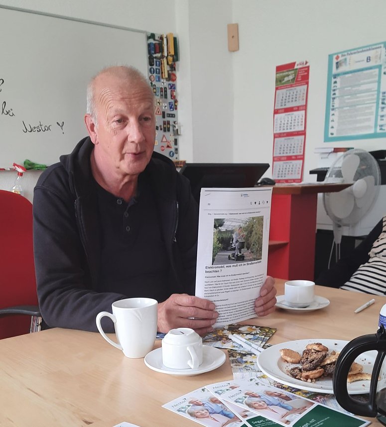 Behindertenverband zu Besuch bei Nestor