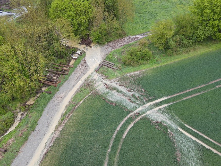 Unwetter &uuml;ber der Goldenen Aue sorgte f&uuml;r viele Feuerwehreins&auml;tze