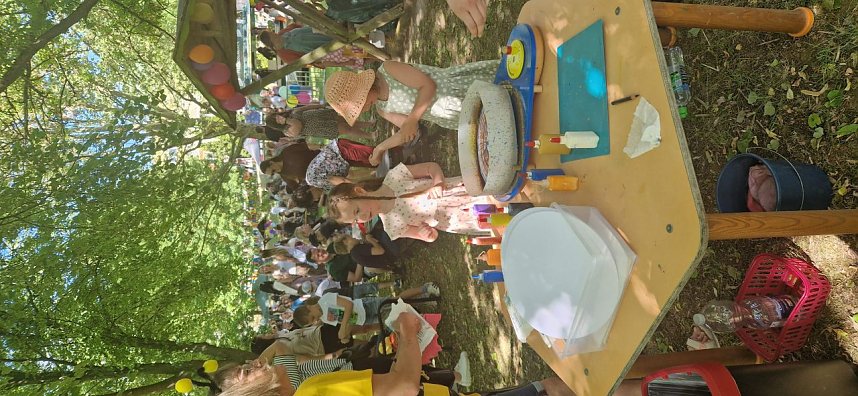 Das Stra&szlig;enfest der Kindervilla in Bad Frankenhausen wurde zum Wiesenfest