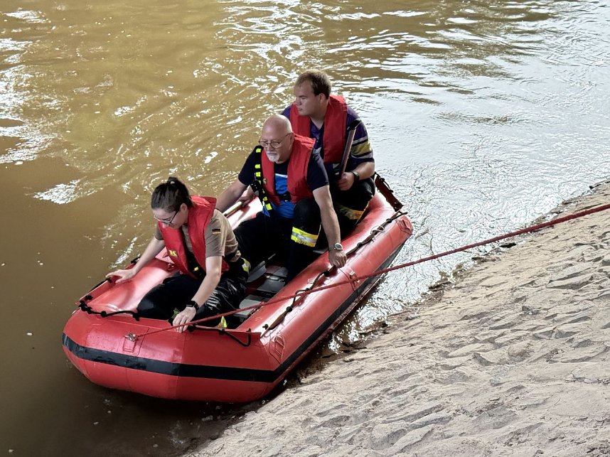 In Sondershausen wird ein Mensch gesucht, der wohlm&ouml;glich in die Wipper gegangen ist.