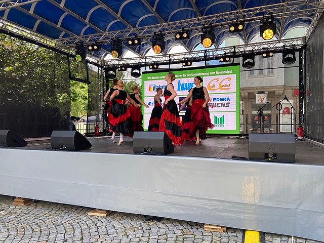 Impressionen von den Auftritten des Tanzstudios Radeva auf dem Rolandfest in Nordhausen.