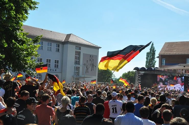 Public Viewing auf den Petersberg