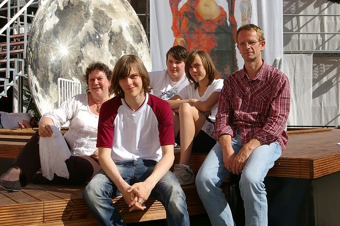 In Sondershausen auf der B&uuml;hne