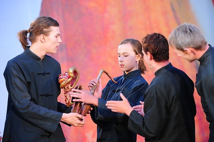 In Sondershausen auf der B&uuml;hne