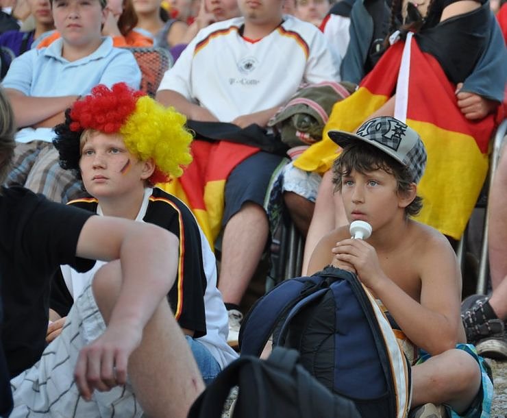 Public Viewing auf den Petersberg