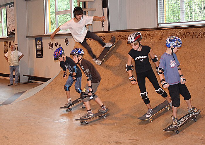 Skate Arena in den Sommerferien