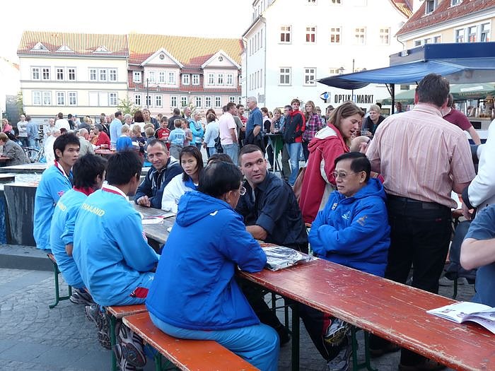 Athletenpr&auml;sentation des 15. Sparkassenmeetings 