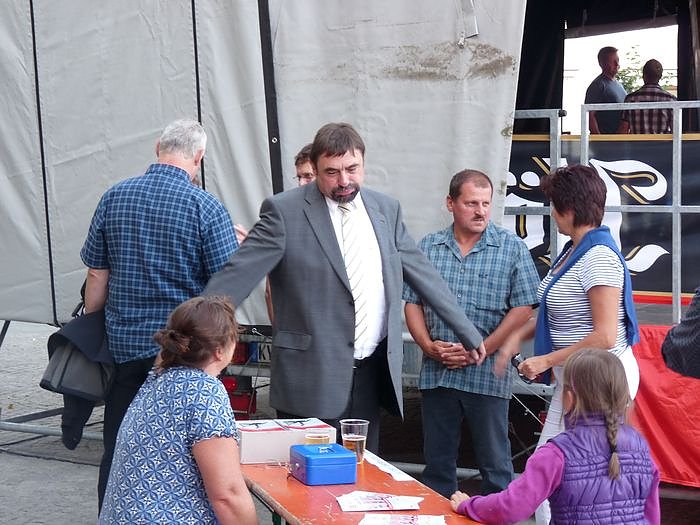 Athletenpr&auml;sentation des 15. Sparkassenmeetings 