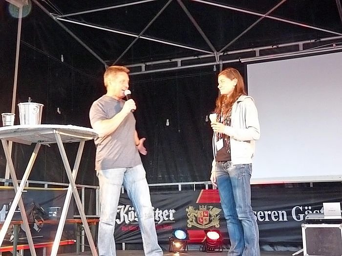 Athletenpr&auml;sentation des 15. Sparkassenmeetings 