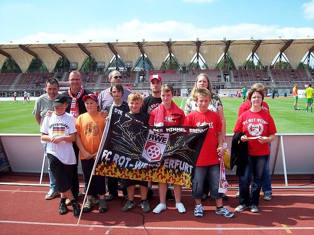 Zu gast bei Rot-Weiss Erfurt
