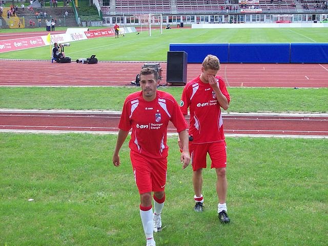 Zu gast bei Rot-Weiss Erfurt