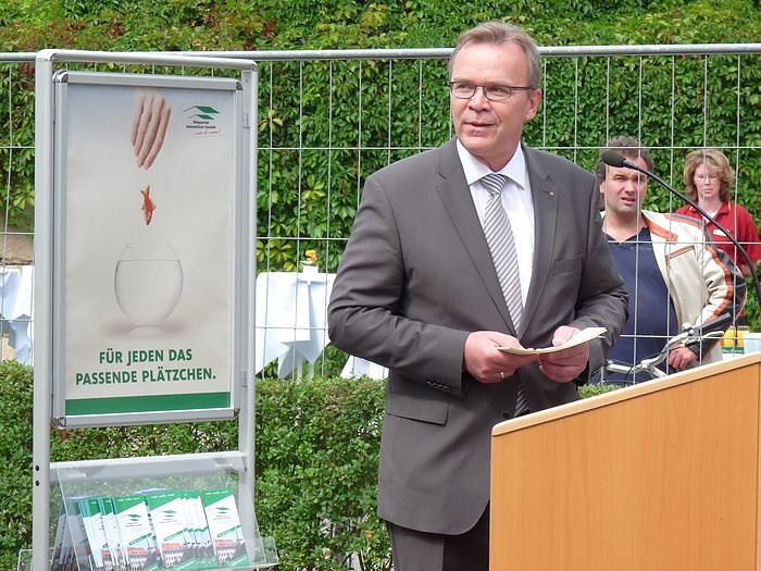 Symbolischer Spatenstich