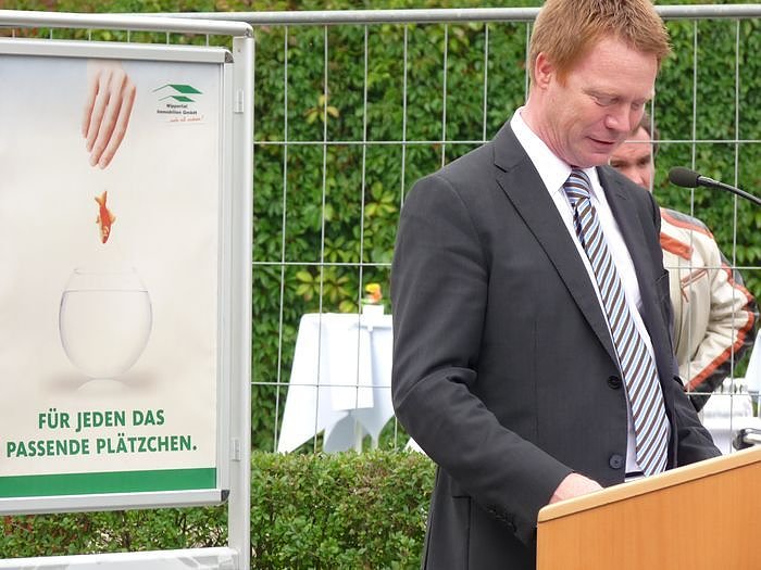 Symbolischer Spatenstich