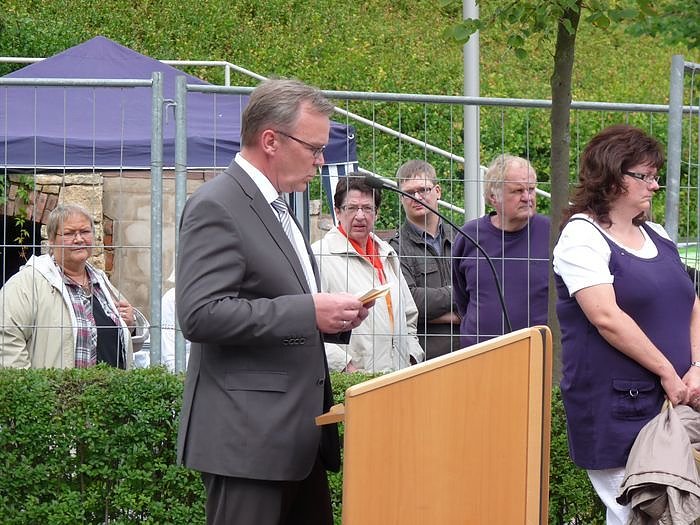 Symbolischer Spatenstich