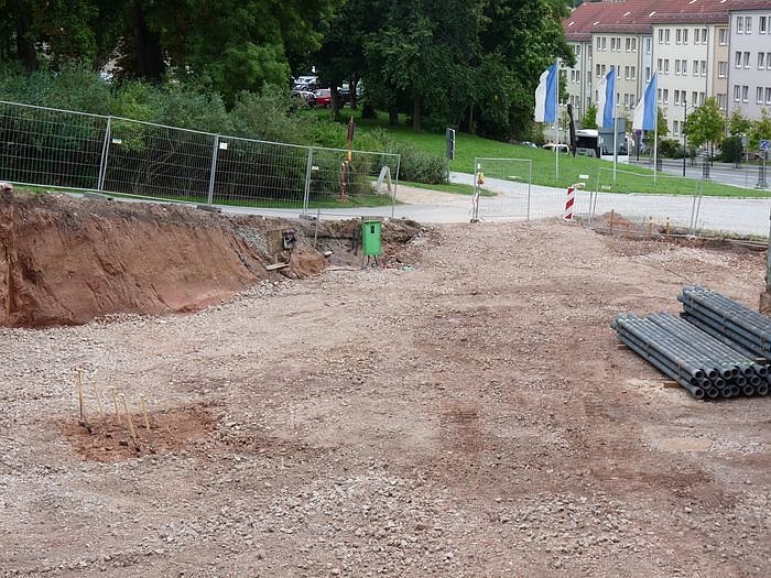 Symbolischer Spatenstich