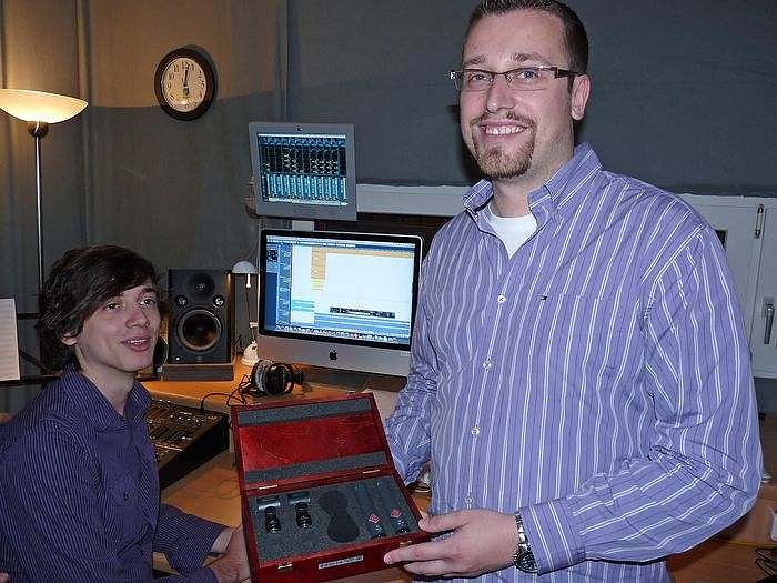 &Uuml;bergabe Tonstudio