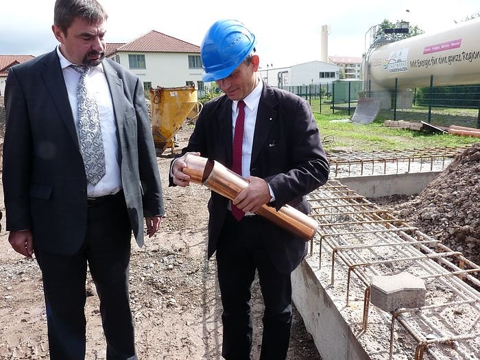 Grundsteinlegung BHKW Wippertor