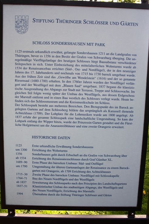 Denkmalstag in Sondershauasen