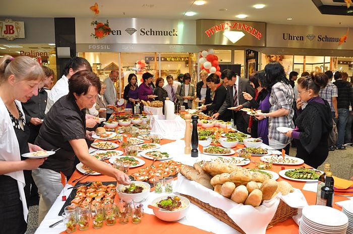 Geburtstagsfeier in der Galerie