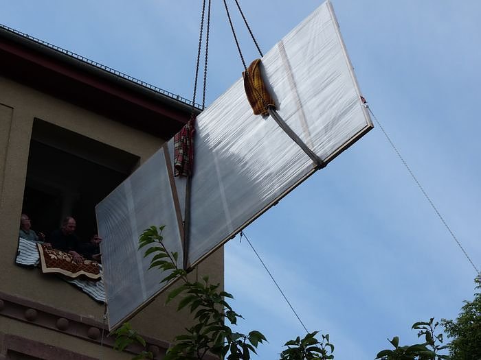 Spektakul&auml;rer Umzug