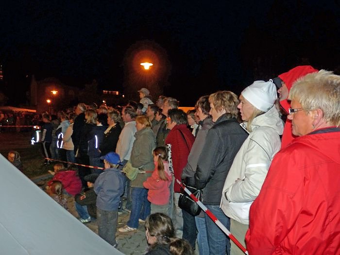 Feuerschau zum Bauernmarkt