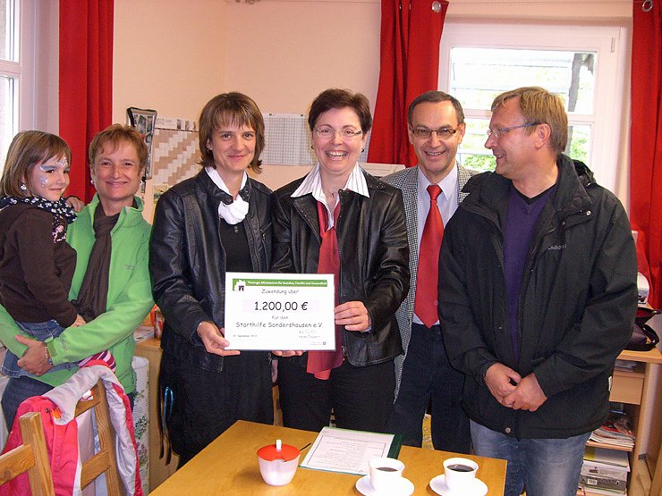 Ministerin im Kindergarten Hachelbich