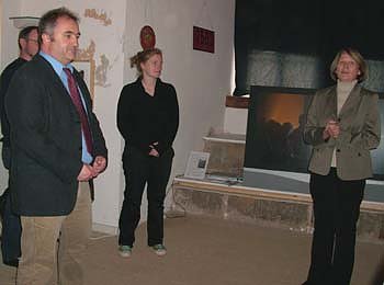 Herr Dr. Hahnemann, Frau Yvonne Most und Frau Hirschler