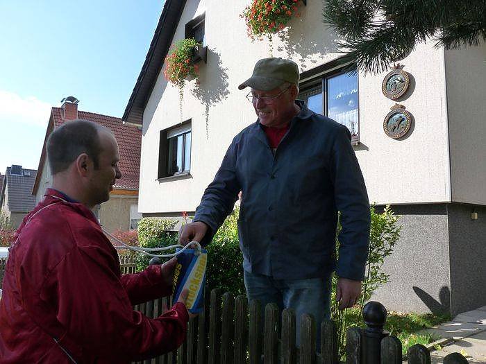 Erbsb&auml;r unterwegs