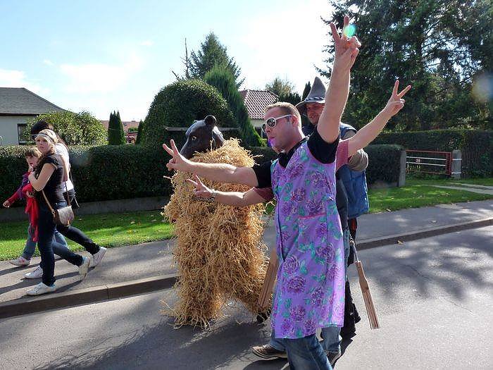 Erbsb&auml;r unterwegs