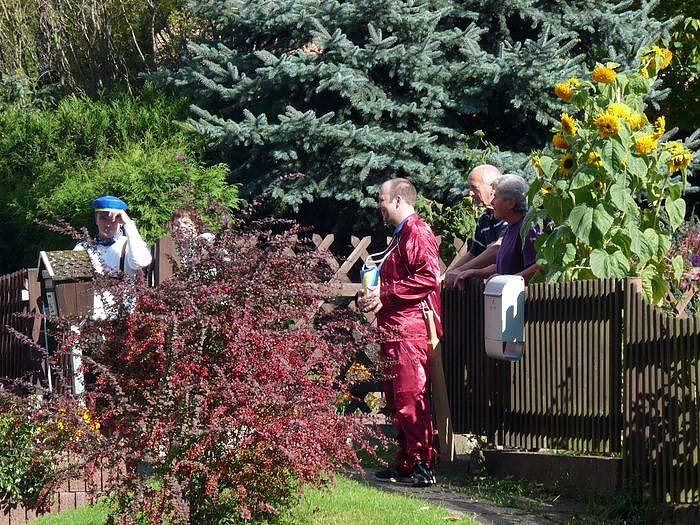 Erbsb&auml;r unterwegs