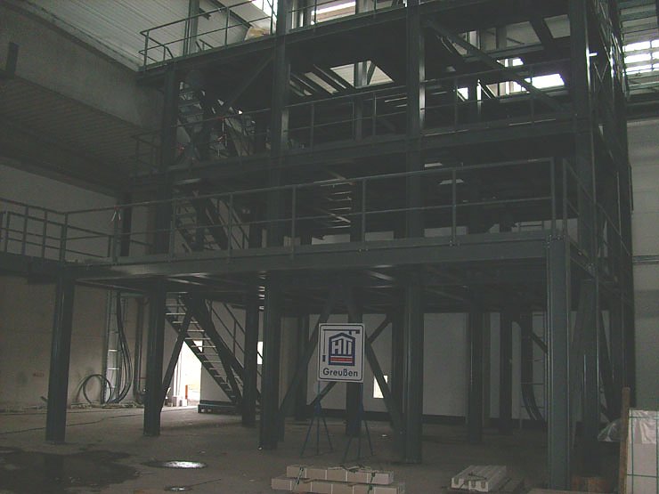 Stahlturm f&uuml;r Trenntechnik