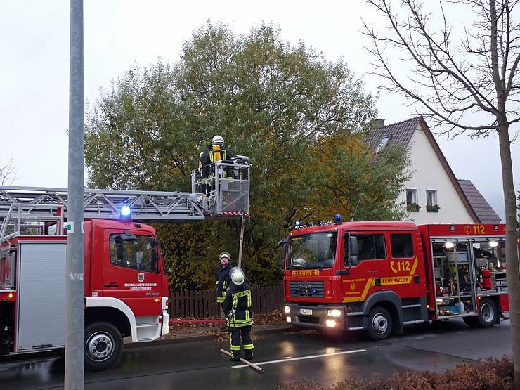 Wohnhausbrand Hospitalstra&szlig;e