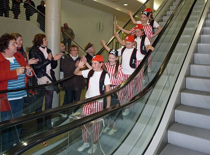 Feuerwerk in der Galerie