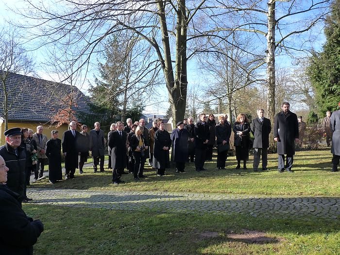 Feierliche Kranzniederlegung