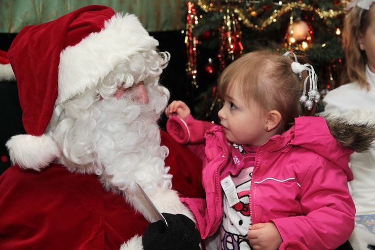 Weihnachtsmann hat Sprechstunde