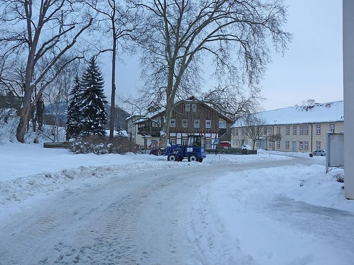 Schneer&auml;umung im Loh